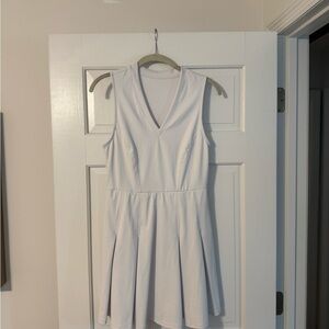 HALARA White Sleeveless Mini Dress